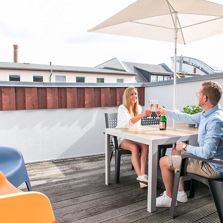 City Apartment "Hans Seat" Rostock Mit Rooftop-Terrasse Exterior photo