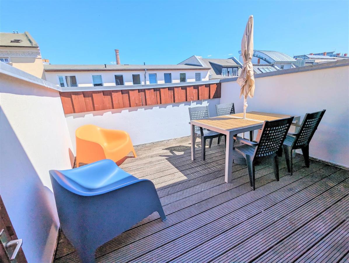 City Apartment "Hans Seat" Rostock Mit Rooftop-Terrasse Exterior photo
