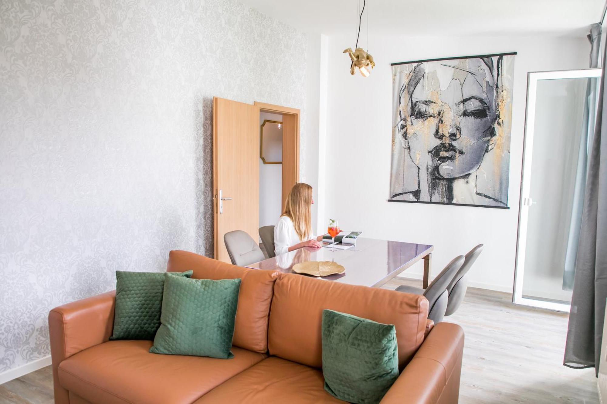 City Apartment "Hans Seat" Rostock Mit Rooftop-Terrasse Exterior photo